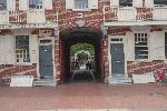 Franklin Court walkway view from Market Street