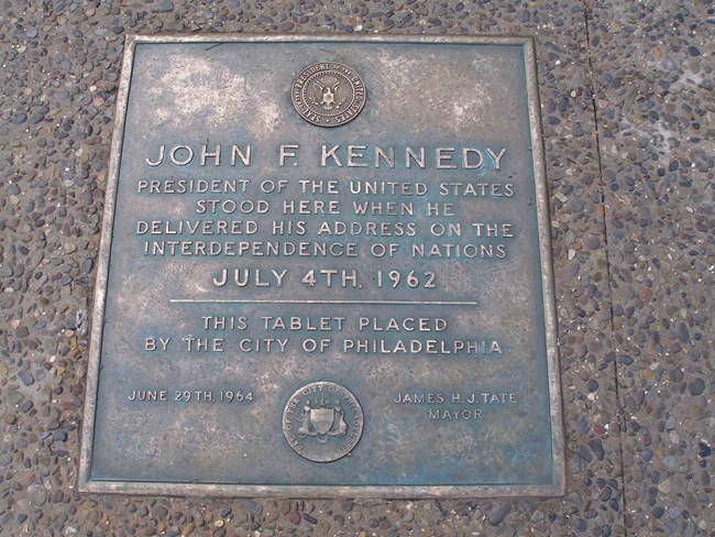 kennedy plaque