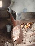 Fire Underneath Evaporator
