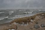 Winter Waves at Central Beach Access Point
