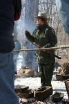 Ranger at American Indian Sugar Camp