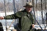Ranger Assisting Visitors at Maple Sugar Time