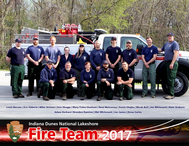 Indiana Dunes Fire Management Staff 2017