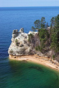 Castle Rock overlooking Lake Superior