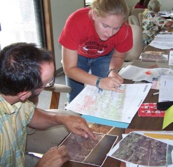 Educators try their hands at a WETMAAP exercise.