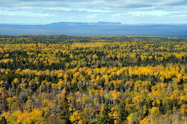 view from Isle Royale