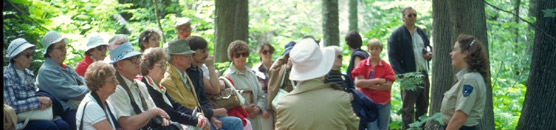 Interpretive program being presented.