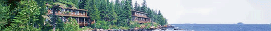 Rock Harbor Lodge is located on the northeast corner of Isle Royale National Park.  This is the only lodging facility in the park.
