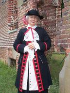 Living History preformer portraying Elizabeth Bacon