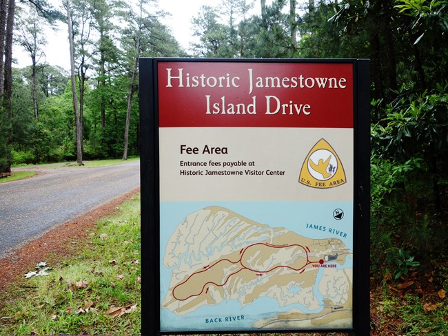 Historic Jamestown Island Drive Fee Area