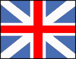 Union Flag 1606-1801: combination of English and Scottish National flags