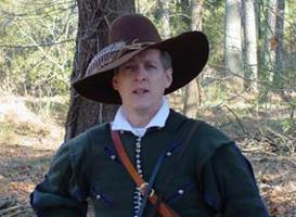 Dick Cheatam portraying John Rolfe