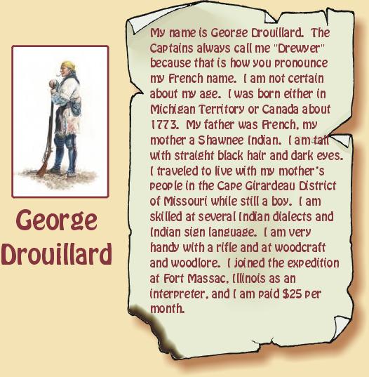 Painting of George Drouillaird