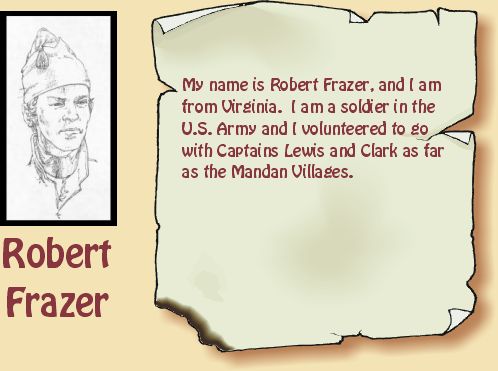 Drawing of Robert Frazer