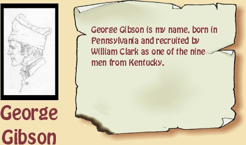 Drawing of George Gibson