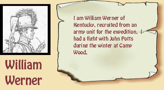 Drawing of William Werner.