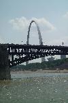 Gateway Arch and Eads Bridge