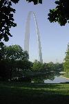 Gateway Arch in summer