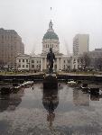 foggy arch