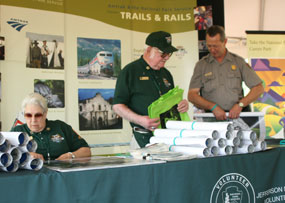 Trails and Rails volunteers Trails and Rails volunteers