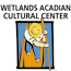 Wetlands Acadian Cultural Center logo shows man in big straw hat poling pirogue