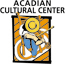 Acadian Cultural Center logo with man in big straw hat playing fiddle