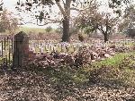 Damaged National Cemetery Wall