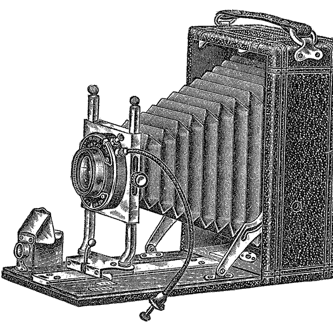 Old-fashioned camera