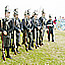 Soldiers in War of 1812 uniforms