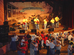 People waltz as a Cajun band plays at the Liberty Theater in Eunice