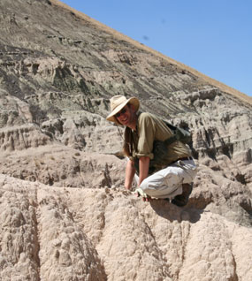 Image of Matt Smith, fossil preparator. Image of Matt Smith, fossil preparator.