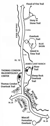 Image of the trail guide at Sheep Rock.