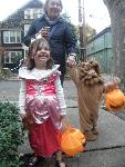 Halloween 2012 Princess and lion