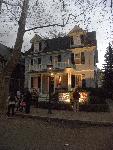 Halloween 2012 house at dusk