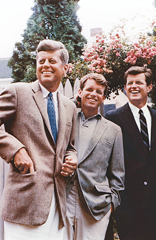 John, Robert and Edward Kennedy