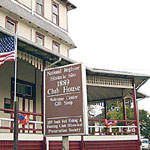The historic South Fork Fishing and Hunting Clubhouse