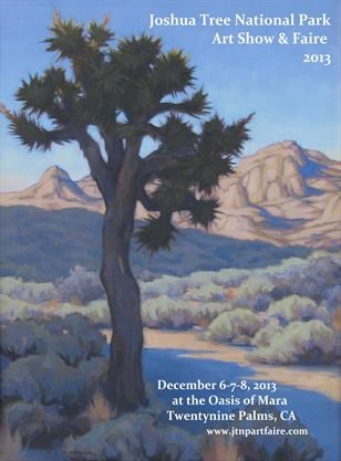 “Out of the Blue” oil by Erin O’Connor, Joshua Tree National Park Artist-in-Residence 2009