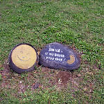 Kenso Seki's painted rocks