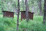 Pit toilets are available in the campground