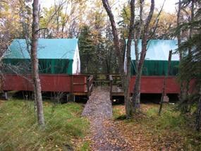 Brooks Camp seasonal tent frame housing