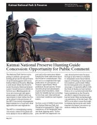 Katmai National Preserve Hunting Guide Concession Newsletter