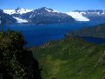 Scenic view of Kenai Fjords coast