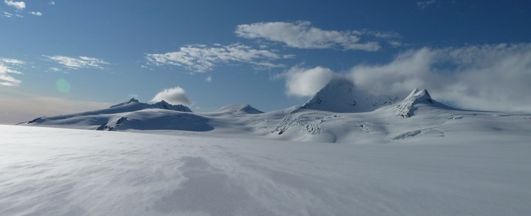 View of Harding Icefield.