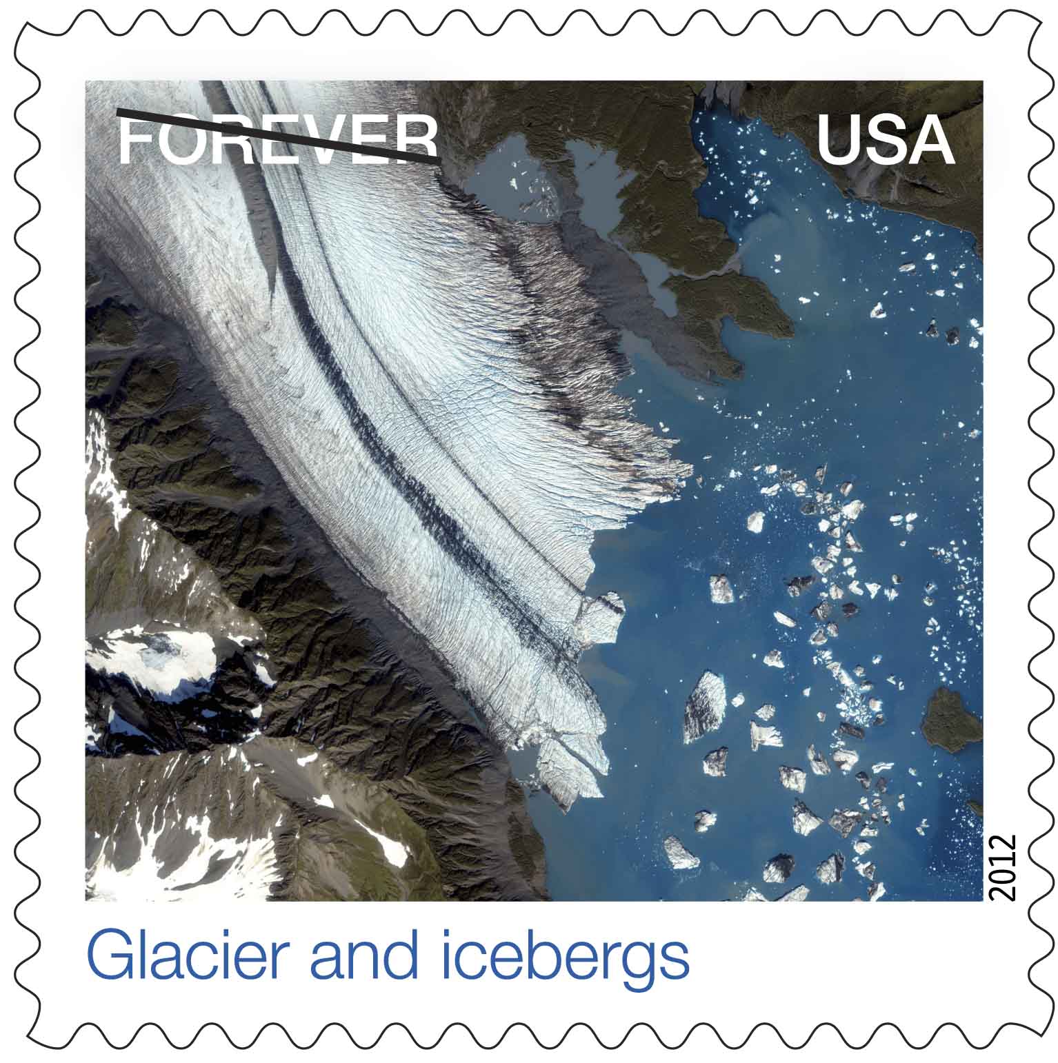 Bear Glacier USPS stamp