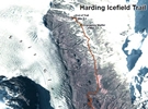 Harding Icefield Trail Map