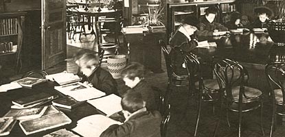 The children's reading room in the Calumet