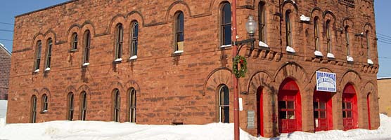 The Red Jacket Fire Station now serves as a home for the Upper Peninsula Firefighters Memorial Museum.