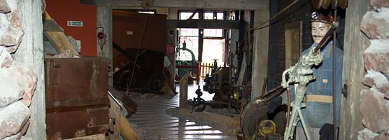 Exhibits at the Coppertown Mining Museum help visitors experience the many aspects of Calumet