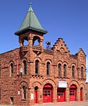 The former Red Jacket Fire Station is now home to the Upper Peninsula Firefighter's Memorial Museum.