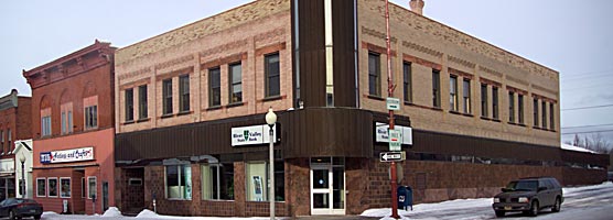 Keweenaw National Historical Park headquarters temporarily moves to the Merchant's & Miners Building in downtown Calumet during interior rehabilitation of the C&H Office Building.